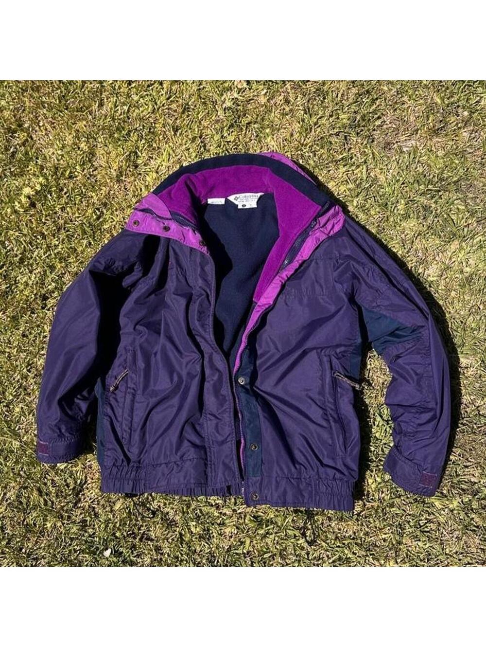 Vintage Columbia bugaboo snow collection windbreaker jacket